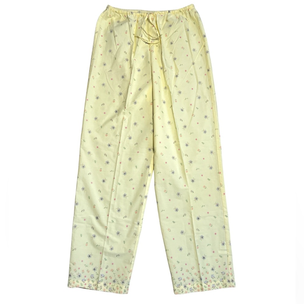 Disney‎ Store Yellow Cotton Bumble Bee Pajama Pants Size: XS/S NWOT